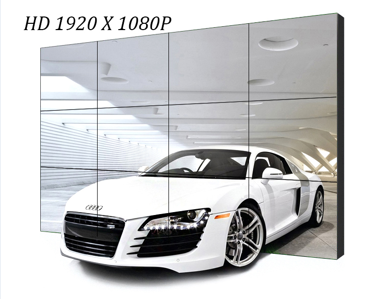 55" stand or wall mounted indoor led video wall tv display, wall lcd panel