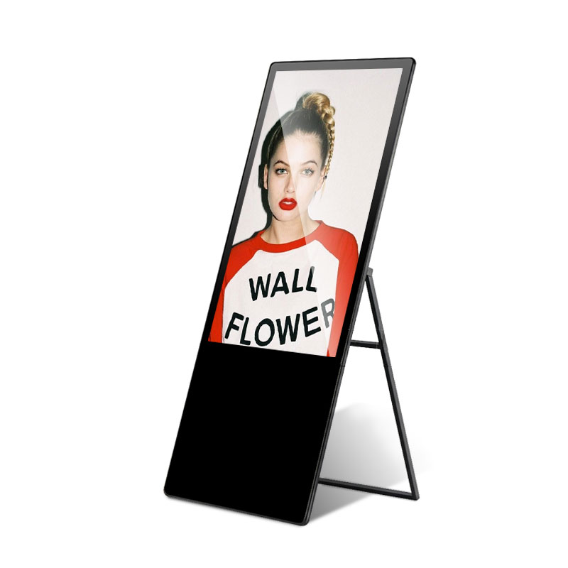 43 inch New Ultra Thin portable touch screen Vertical media player digital signage