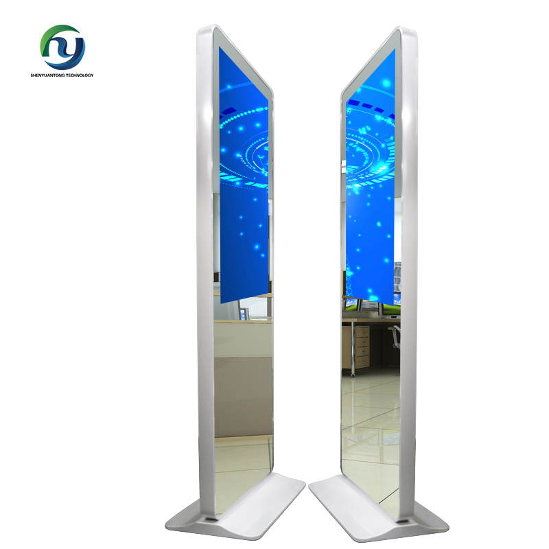 High Quality 42&#39;&#39; Floor Stand Indoor Application Network Lcd Mirror Ad Player For Mall