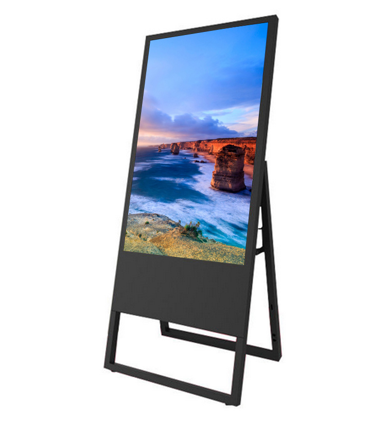 Portable Digital Signage Display 43inch IPS FHD Commercial LCD Display Advertising Player
