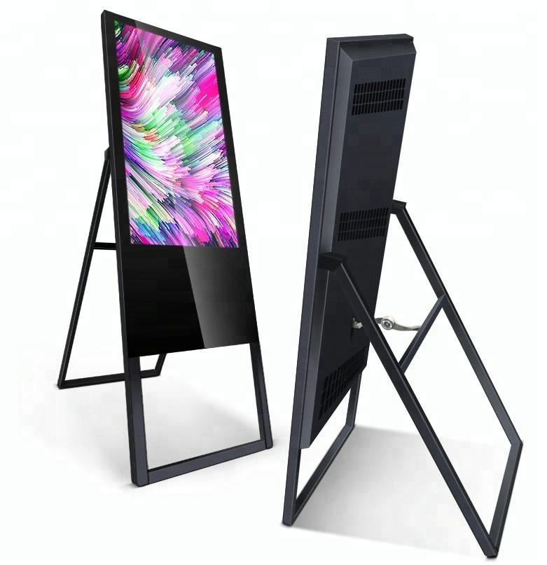  43inch portable 3g 4g wifi capacitive touch lcd advertising display digital signage for retail shop