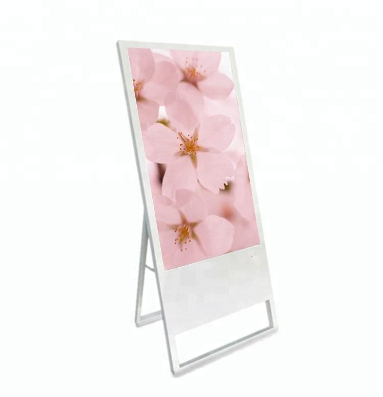 43 inch 43in portable digital signage New Ultra Thin portable advertising screen Vertical media player digital signage