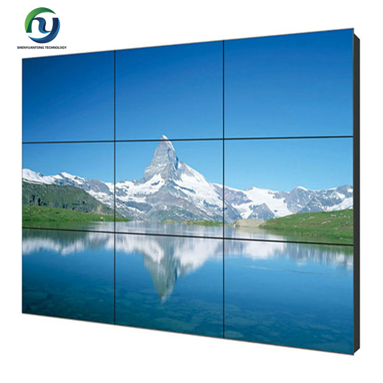 Narrow border  Multi- Functional Wall Mount Wall screen  Advertising Player For Bus Gas Station Cafe Professional Mall