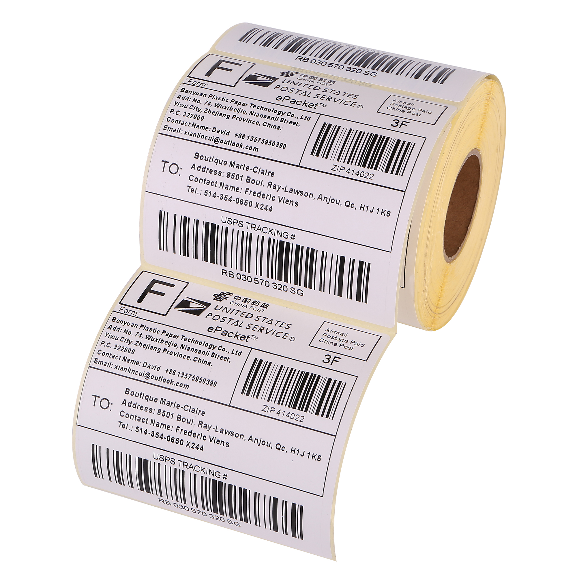 Hot sell 4"x6" A6 Thermal Sticker Adhesive Blank Shipping Label