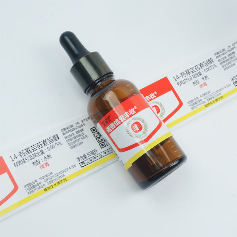 Factory custom adhesive medicine bottle packaging sticker pill label