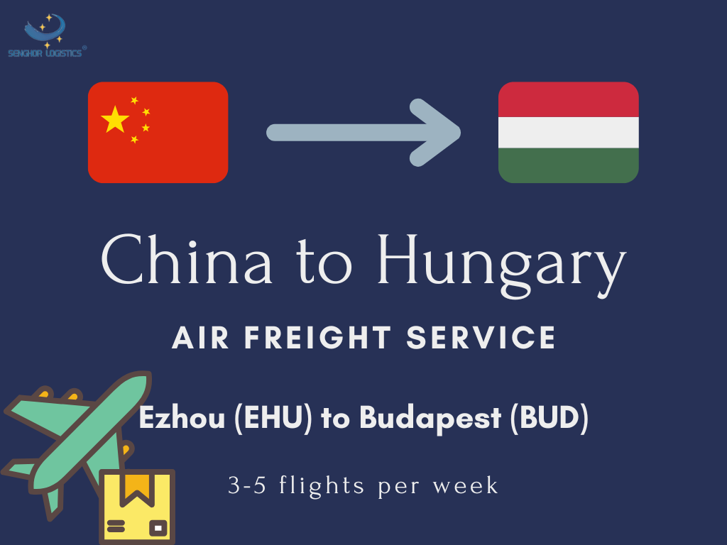 Shipping from China to Hungary air freight forwarding by Senghor Logistics