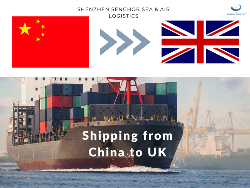 Senghor Logistics door to door sea freight transport from China to UK by Senghor Logistics