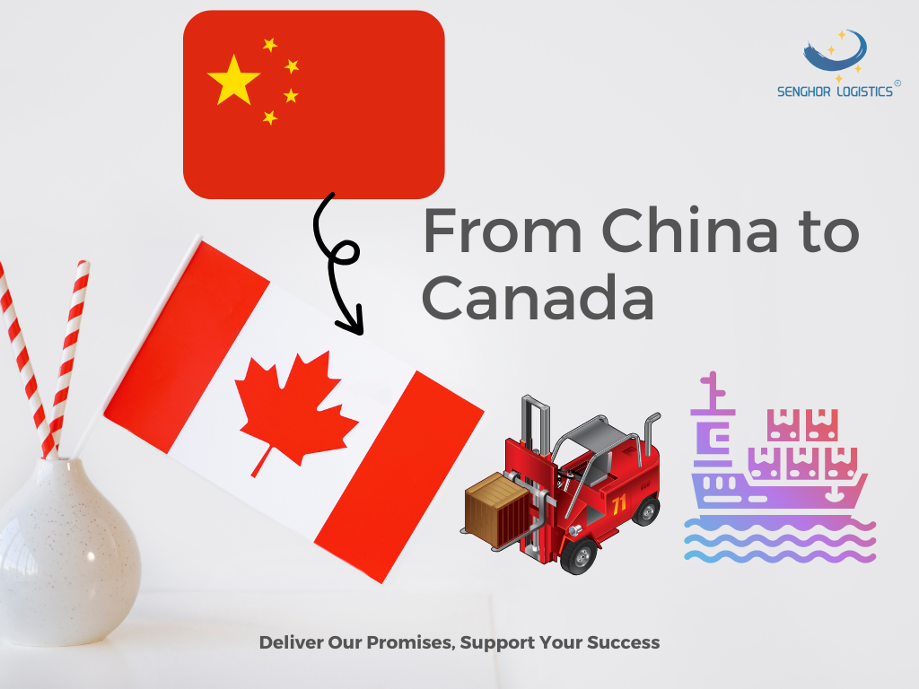  Door to Door China to Vancouver Canada FCL sea shipping by Senghor Logistics