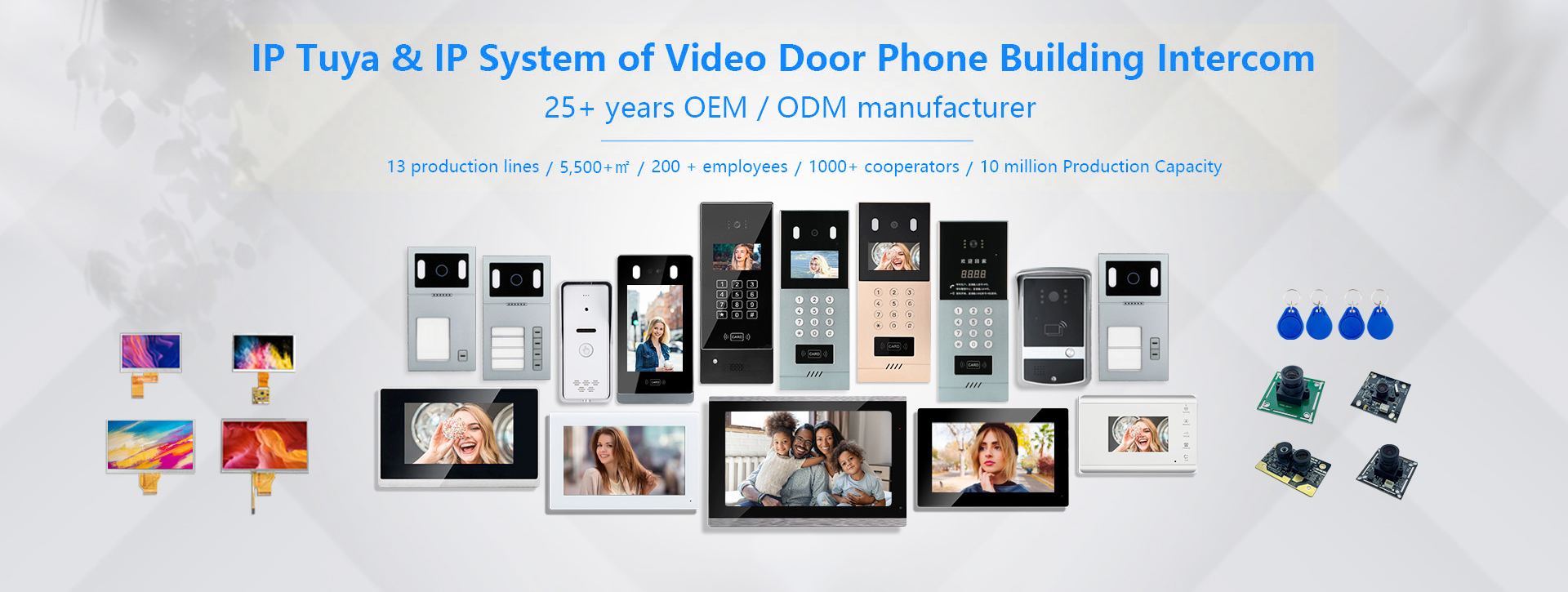 Video Doorbell, Touch Panel, Smart Chime - Skynex