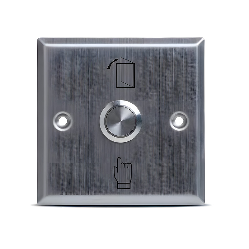 Stainless steel Exit button