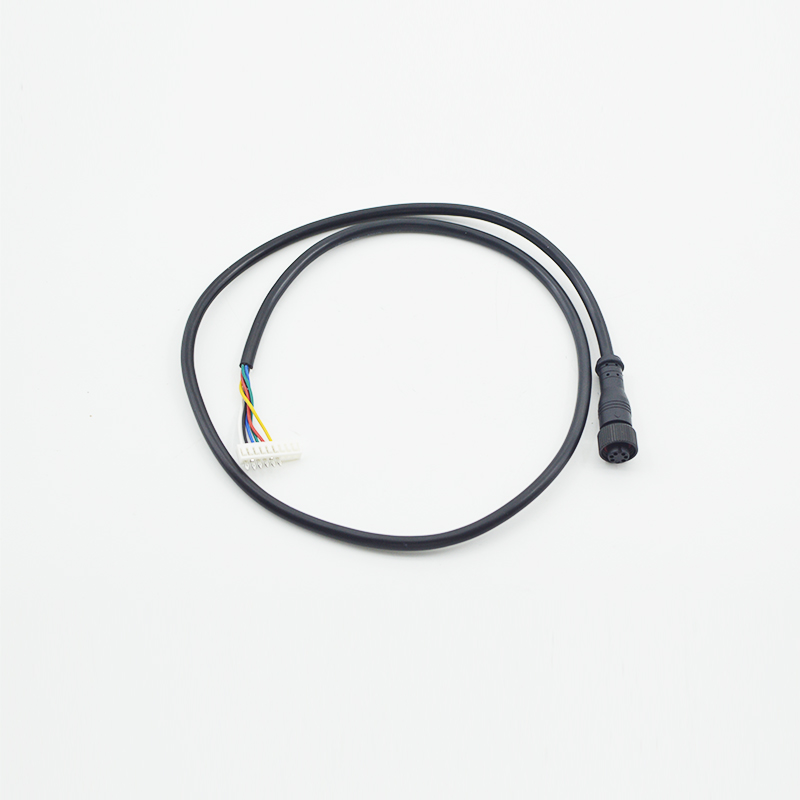 M12 series waterproof connection cable waterproof plug male-female docking Sheng Hexin