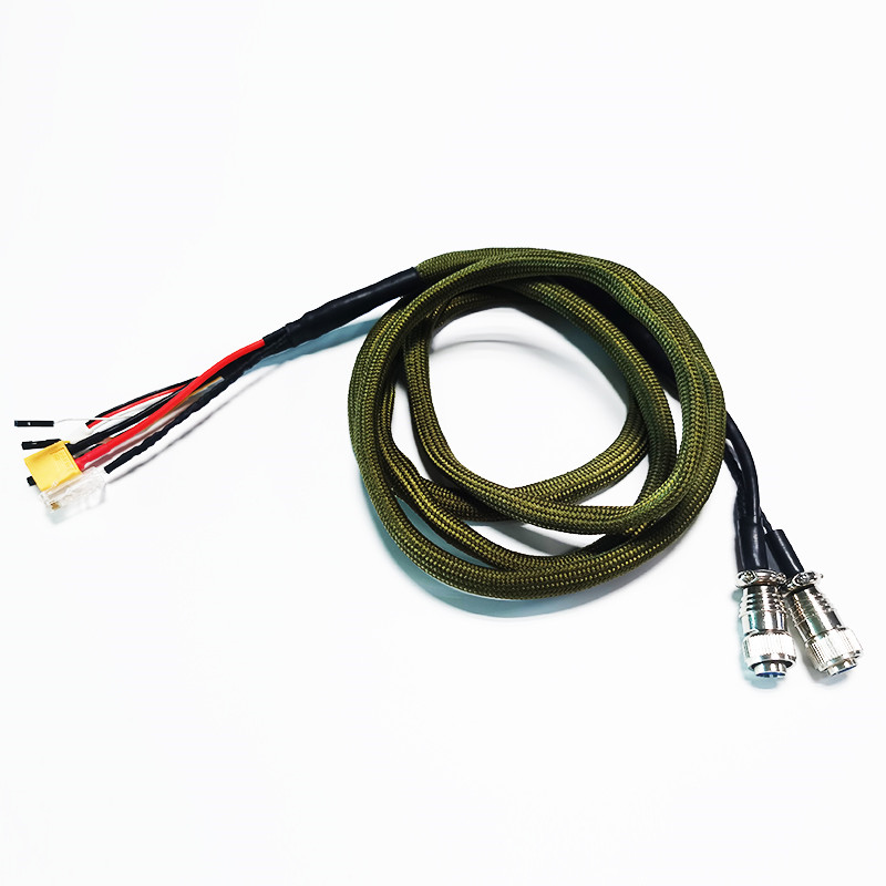 M12 aviation plug wiring harness XT60 power supply cable medical wiring harness Sheng Hexin