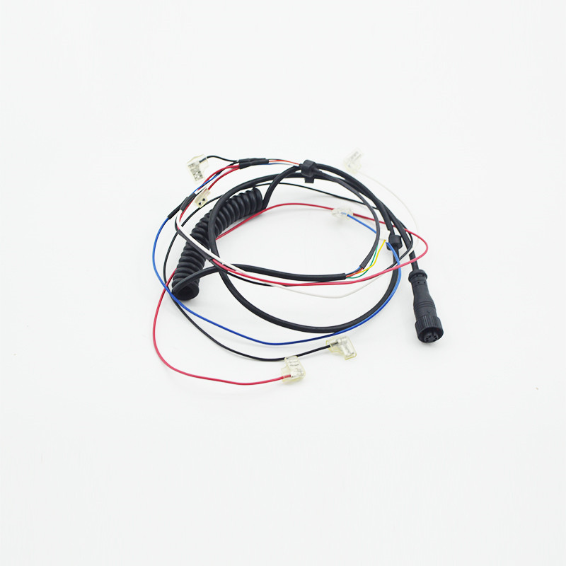Lawn mower wiring harnes power tool connecting cable waterproof wiring harness male and female docking Sheng HexinShort