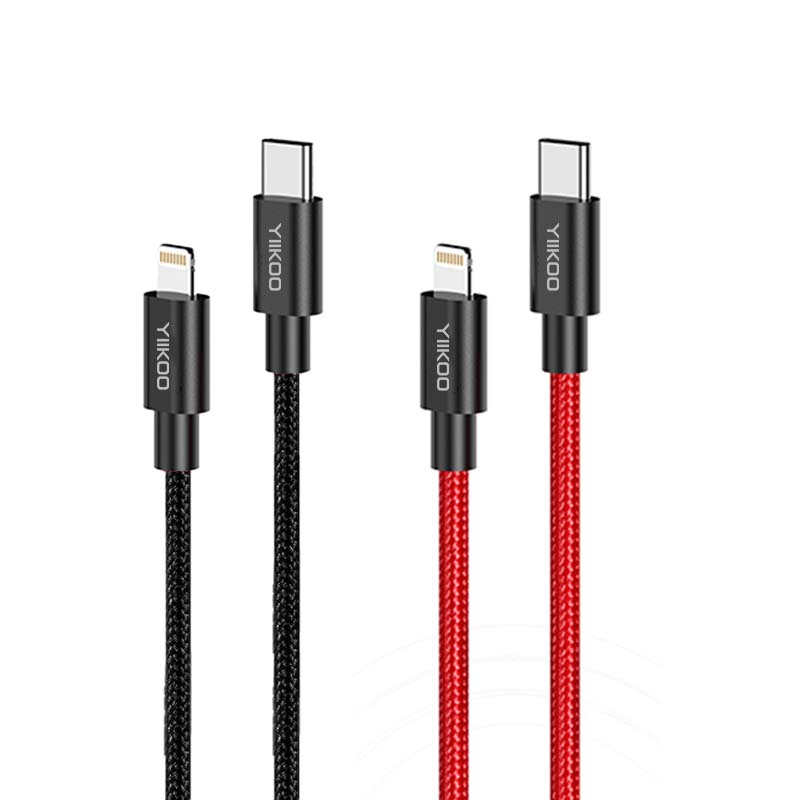 MFI Super Steel Wire Braided Data Cable For IPhone TYPE-C 9V3A Fast Charge MFI Certificate Cable
