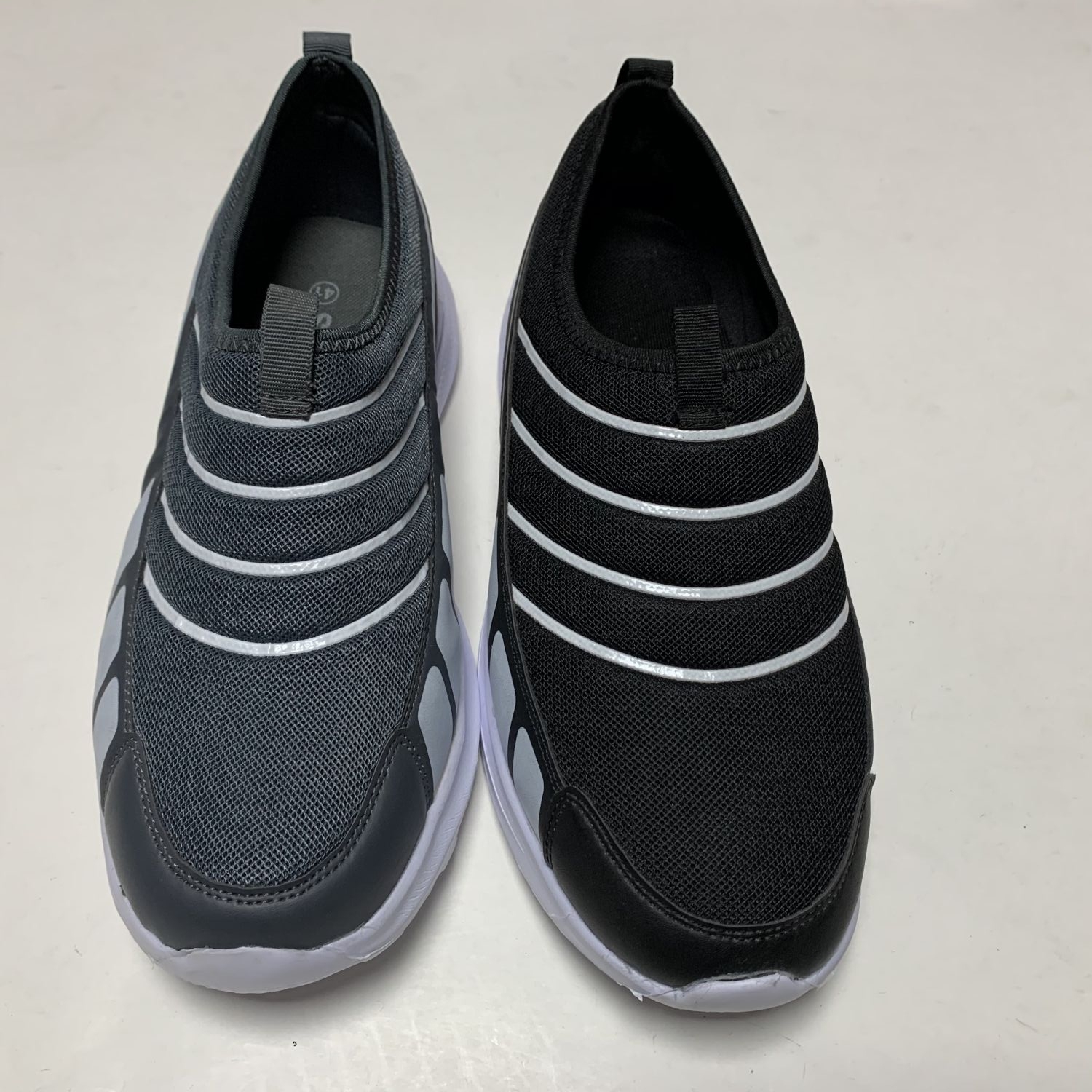 Men's Casual Comfortable Soft Walking Shoes Knit Running Slip-on Lightweight Sneakers 