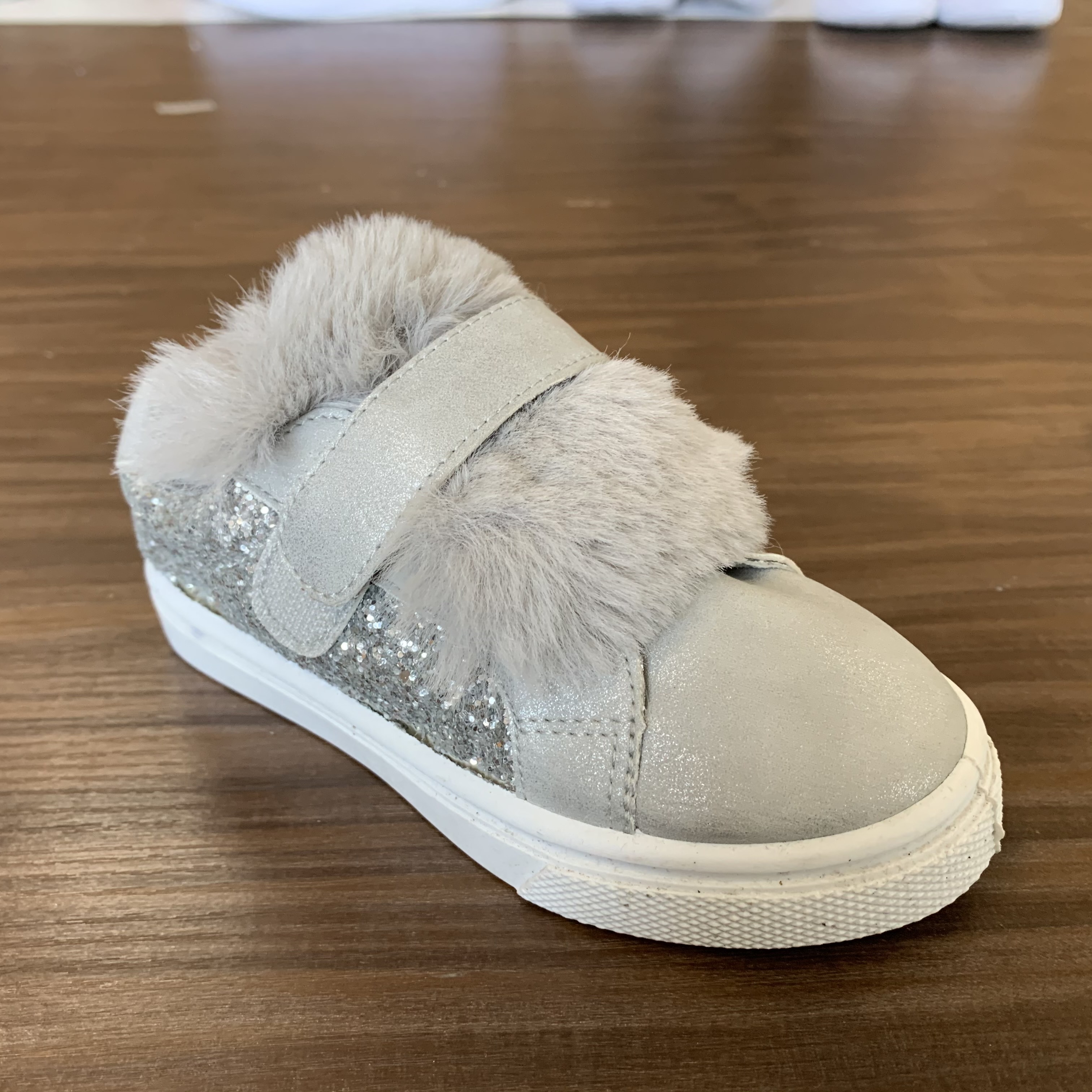 Kids Fur slip on shoes casual shoes