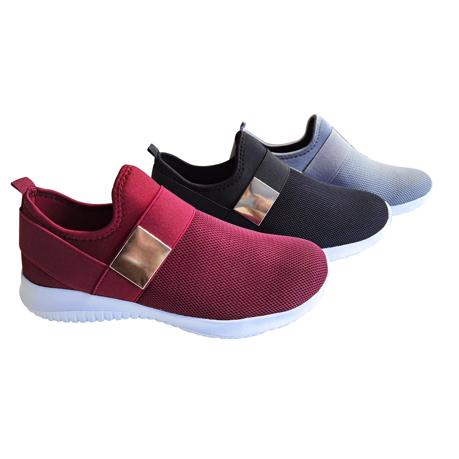 Women's Slip On Loafers Walking Shoes Breathable Mesh Slip On Lightweight Casual Sneakers