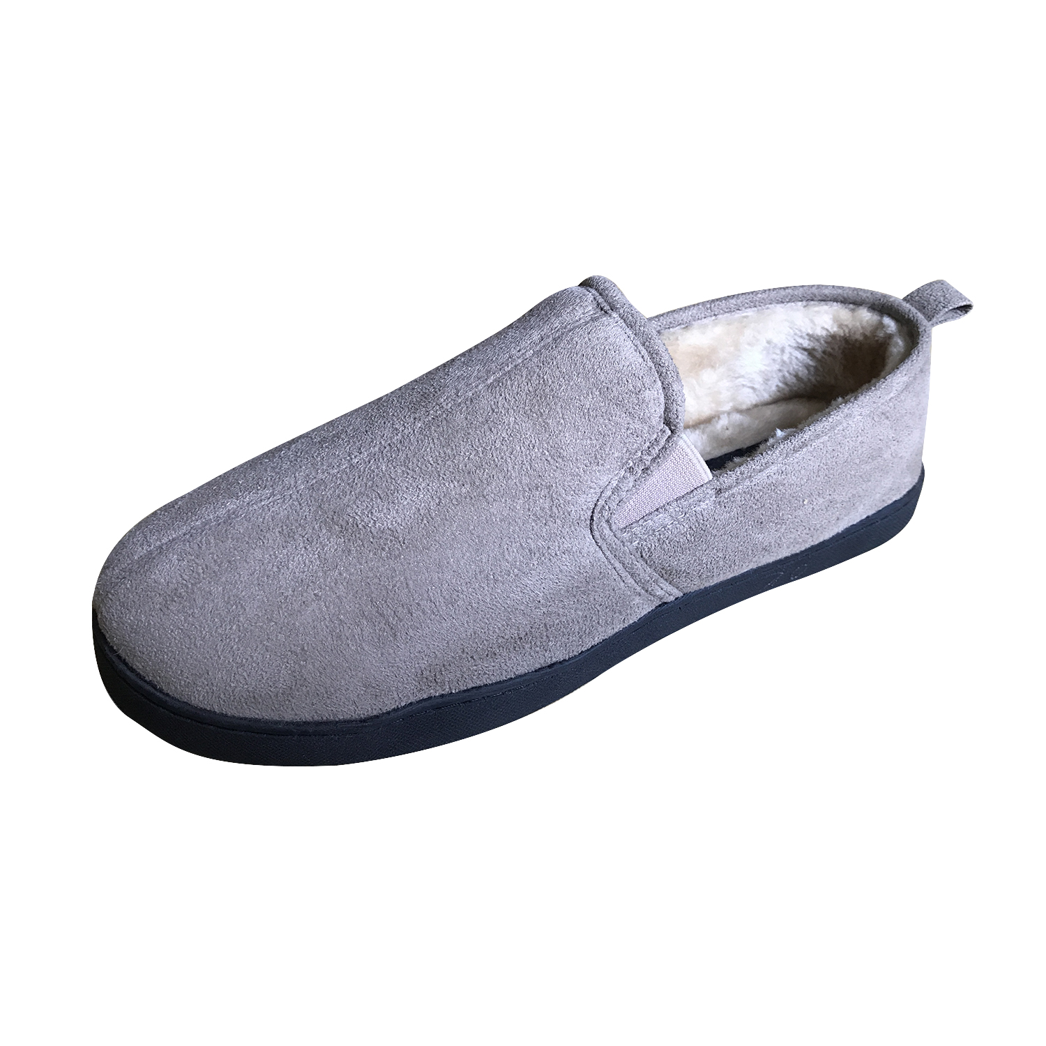  Mens Slippers Memory Foam Plush Winter Warm House Slippers Nonslip Rubber Moccasin Slippers for Men Indoor Outdoor 