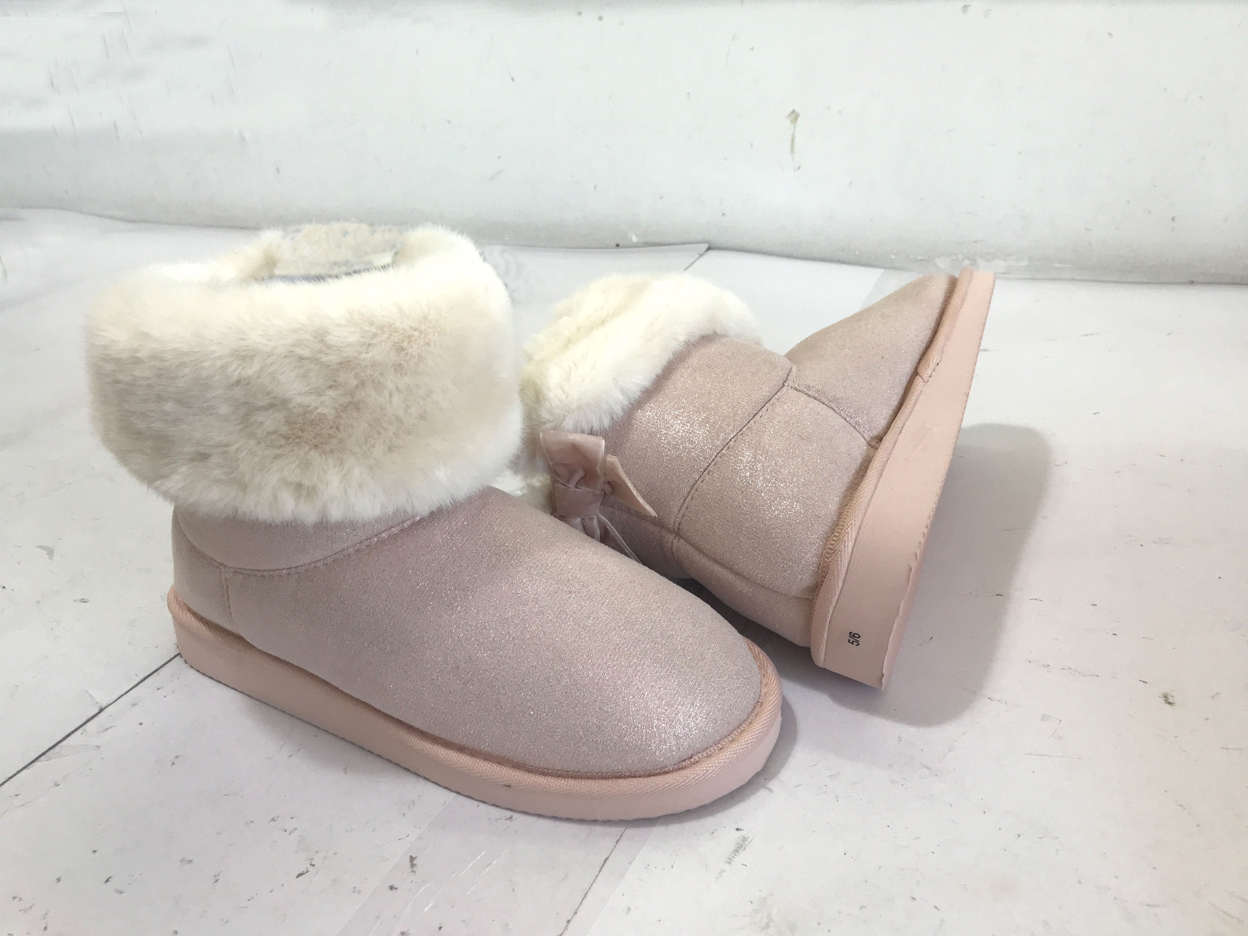Girls' Juniors' Warm Slipper Boots