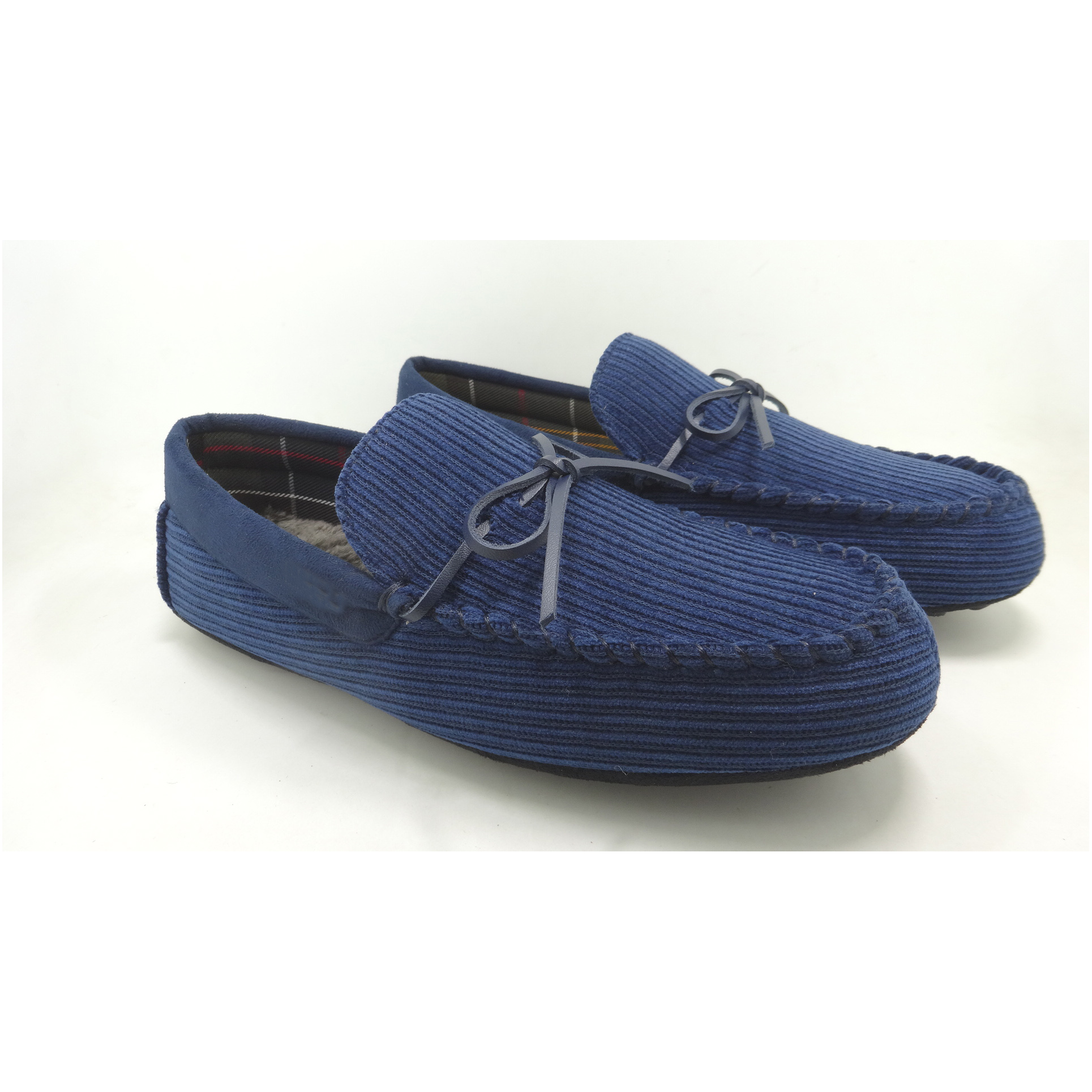 Men's Chenille Moccasin Slippers Indoor Outdoor Bedroom Slippers Chenille Slip On House Shoes 