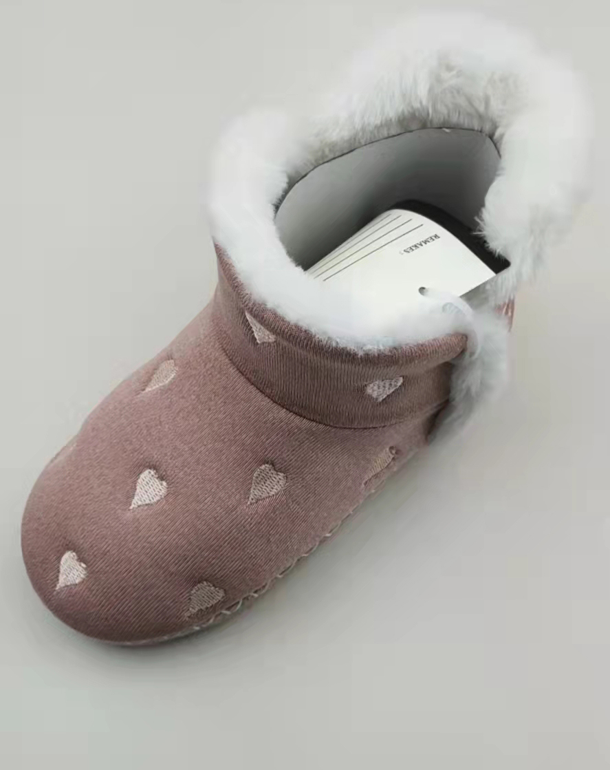 Girls' Kids' Cute Warm Indoor Slipper Booties