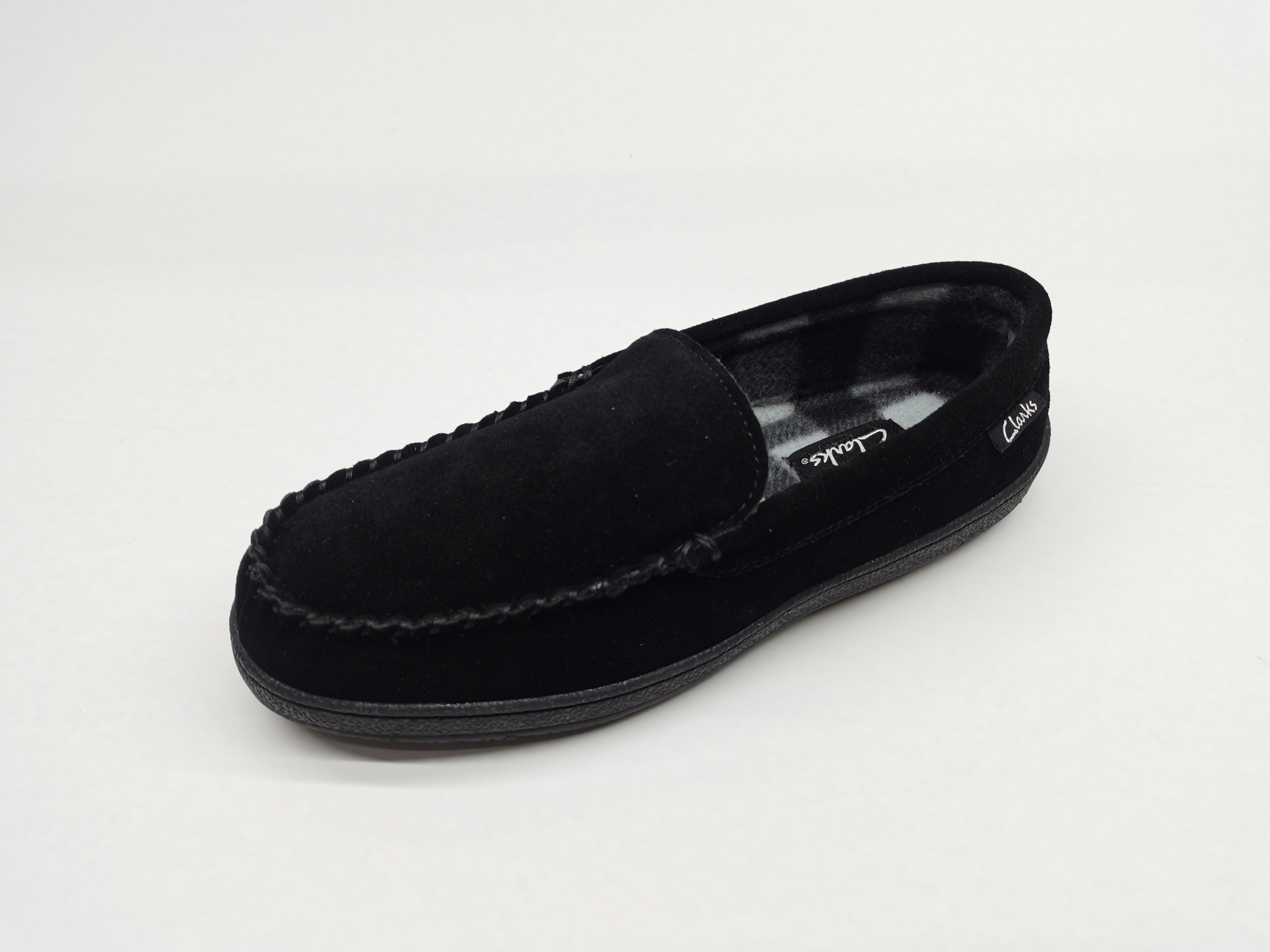 Men's Moccasin Slipper House Shoe with Indoor Outdoor Memory Foam Sole