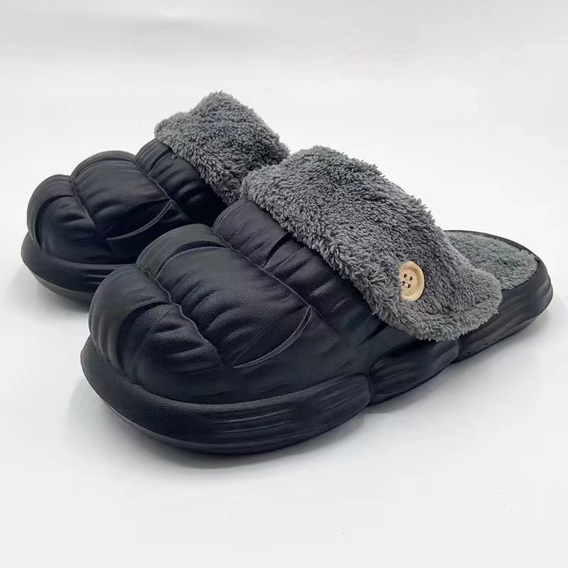 Women's Slides Lined with Faux Fur 