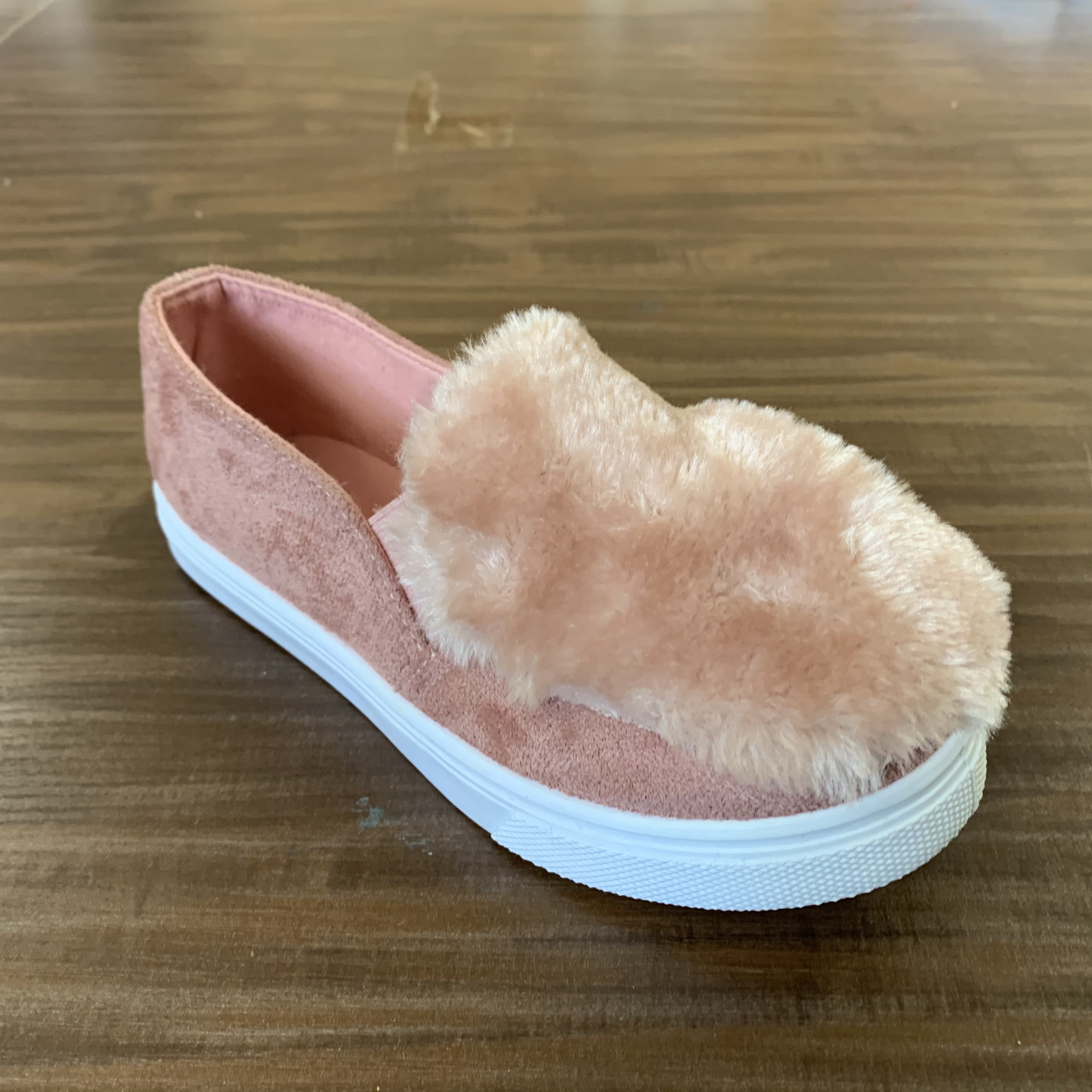 Children' s Kids Casual Shoes With Fur