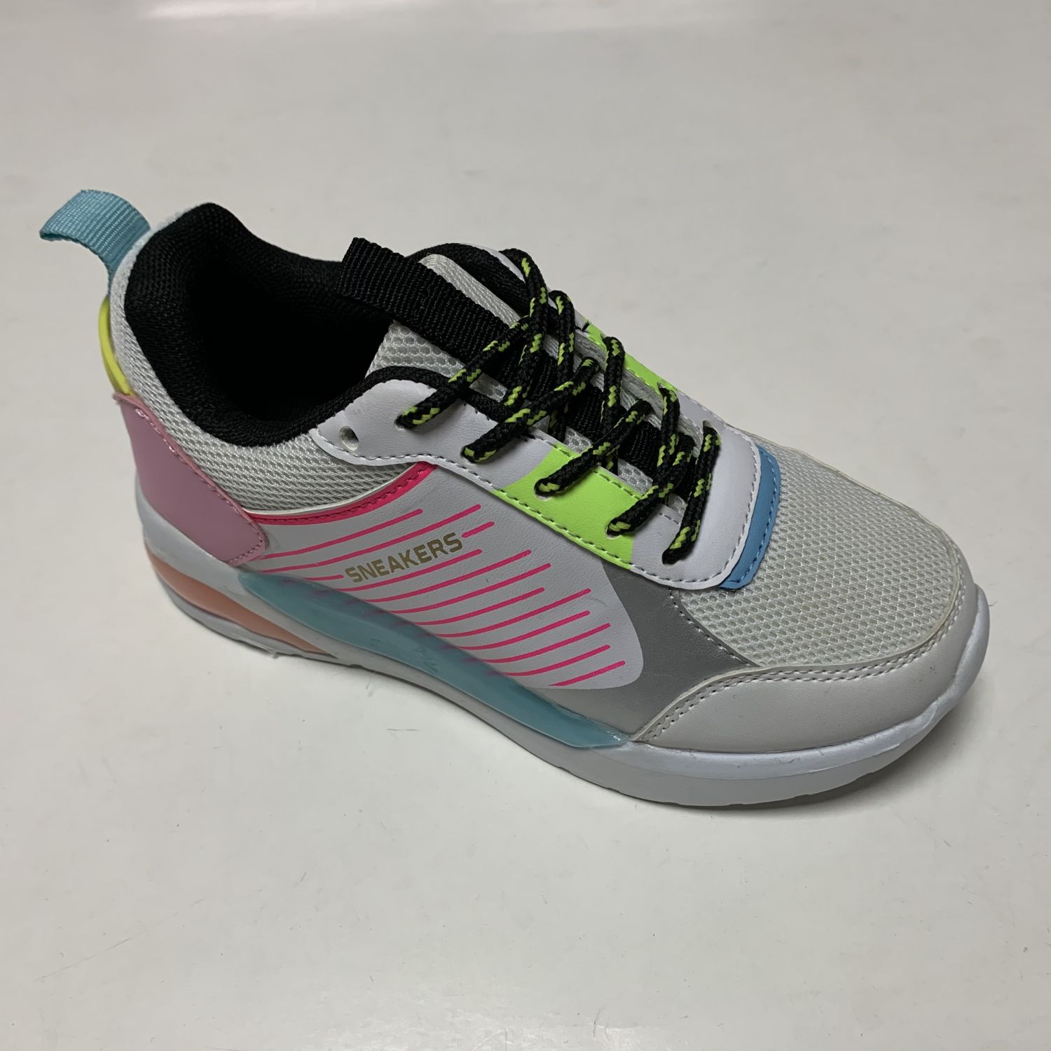 Girl's Boys Fashionable Running Shoes Kid Breathable Non-Slip Tennis Shoes Outdoor Sports Shoes Children's 
