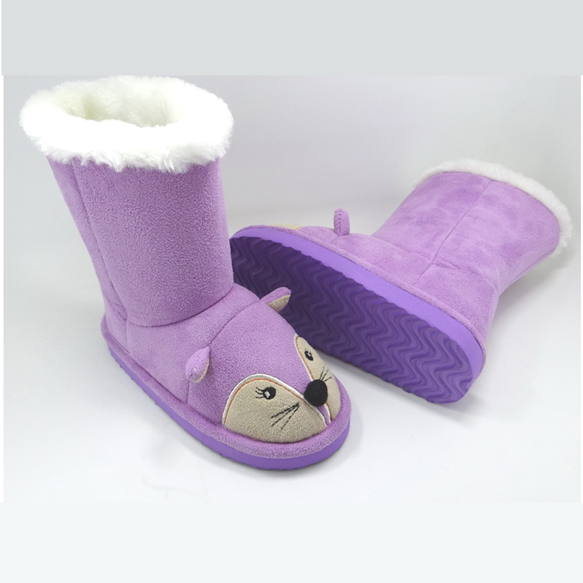 Girls' Boys' s  Warm Slipper Boots With Cute Animal Design