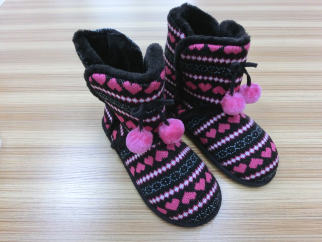 Girls' Kids' Slipper Boots Warm Shoes 