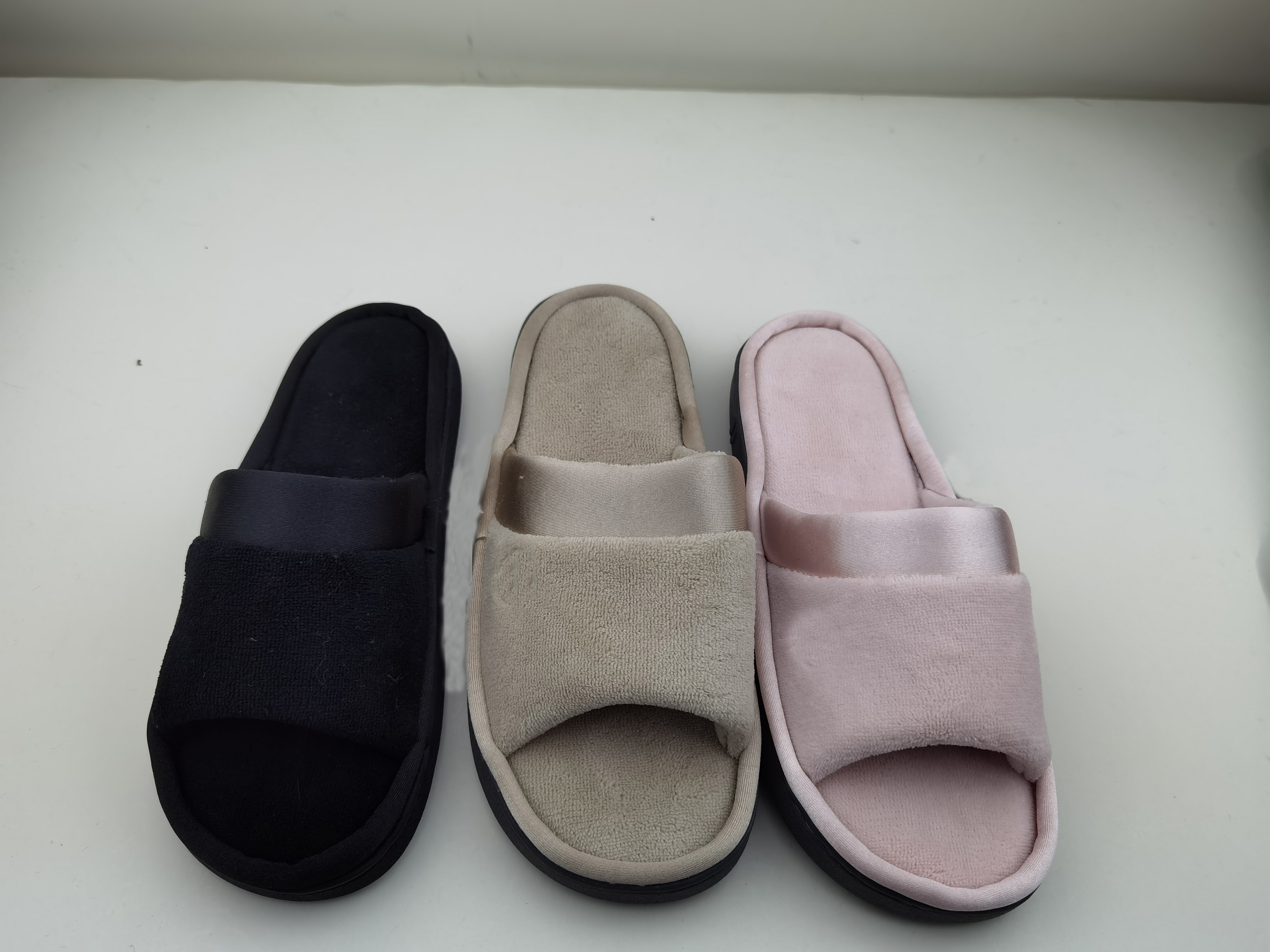 Women's Microterry Indoor Slippers Hotel Shoes