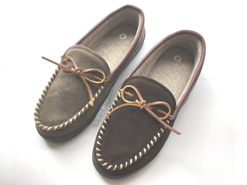Men's Moccasin Slippers Casual Slip On Shoes