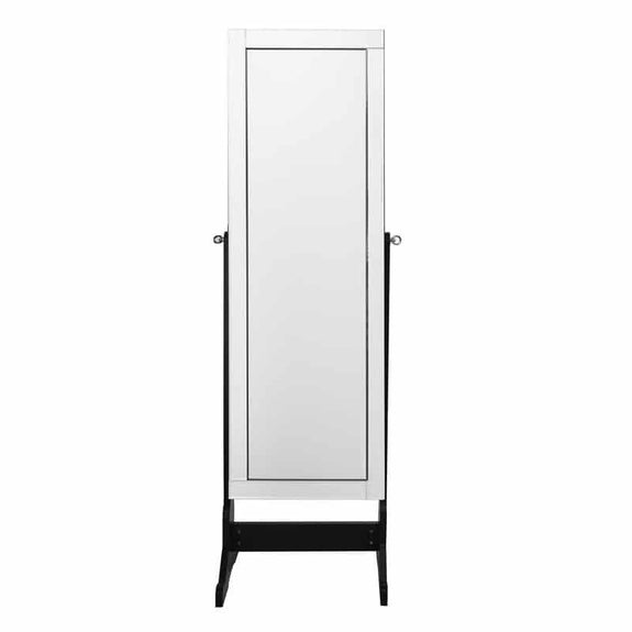 Locking Jewelry Armoire Floor Standing: Stylish Mirror Decoration for Your Home