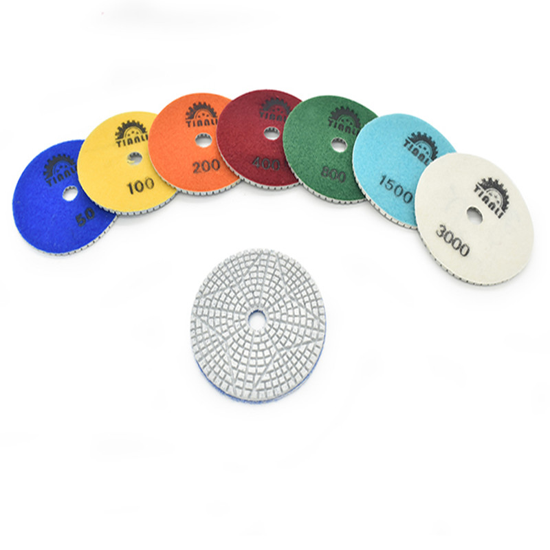 4 inch polishing Pads for Granite Stone Grinder or Polisher