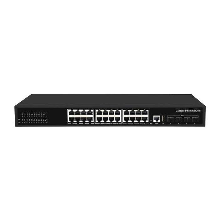TH-10G Series Layer3 Managed Ethernet Switch 4x10G SFP+, 24 (48) x10/ 100/ 1000Base-T