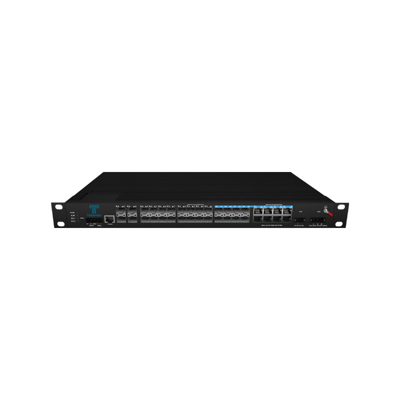 TH-810G Series Industrial Rack-mount Managed Ethernet Switch