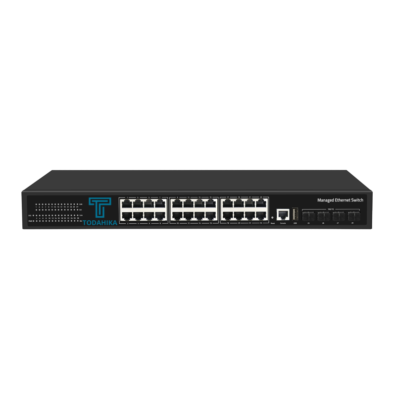 TH-10G0424M3-R Layer3 Managed Ethernet Switch 4x10G SFP+, 24x10/ 100/ 1000Base-T