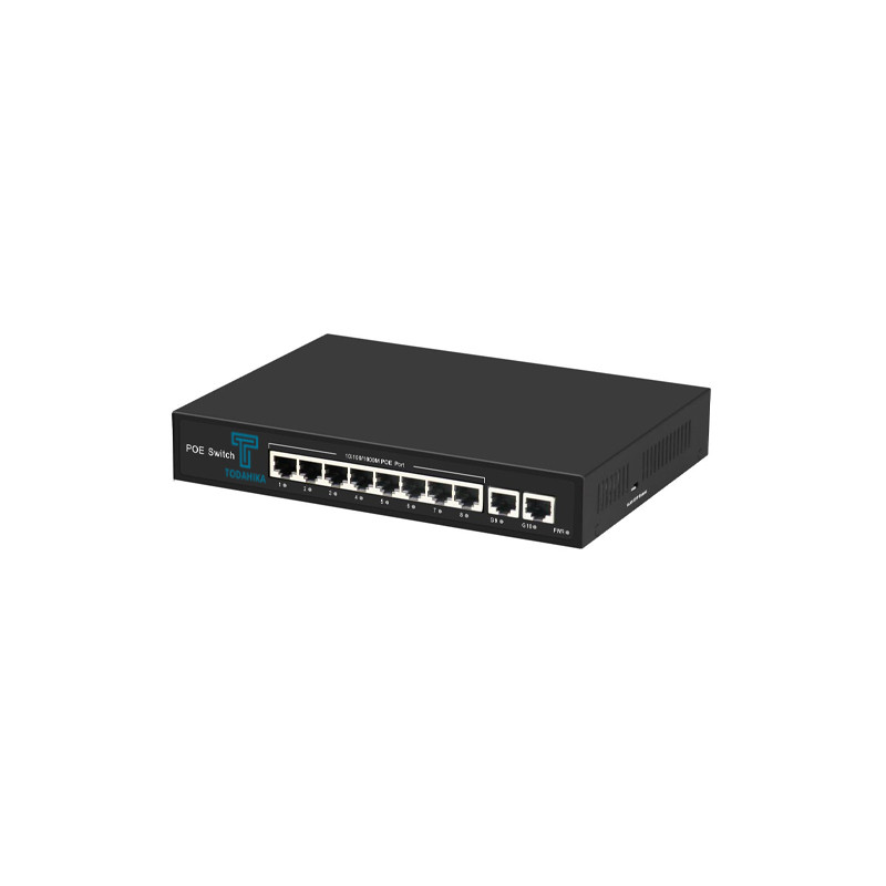 TH-G0010P-R120W Ethernet Switch 2xGigabit RJ45, 8x10/100/1000Base-T PoE Port