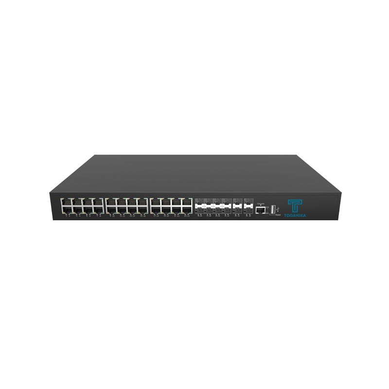 TH-GC080416M2 Layer2 Managed Ethernet Switch 4xGigabit SFP 8xGigabit Combo( RJ45/SFP), 16x10/100/1000Base-T