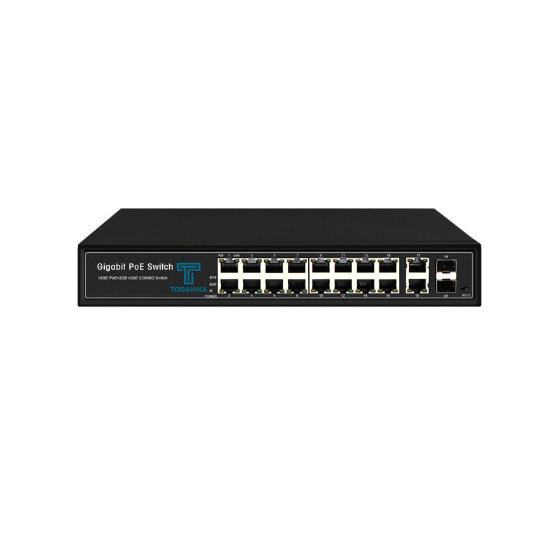 TH-G0010PB-S120w Ethernet Switch 2xGigabit RJ45, 8x10/100/1000Base-T PoE Port