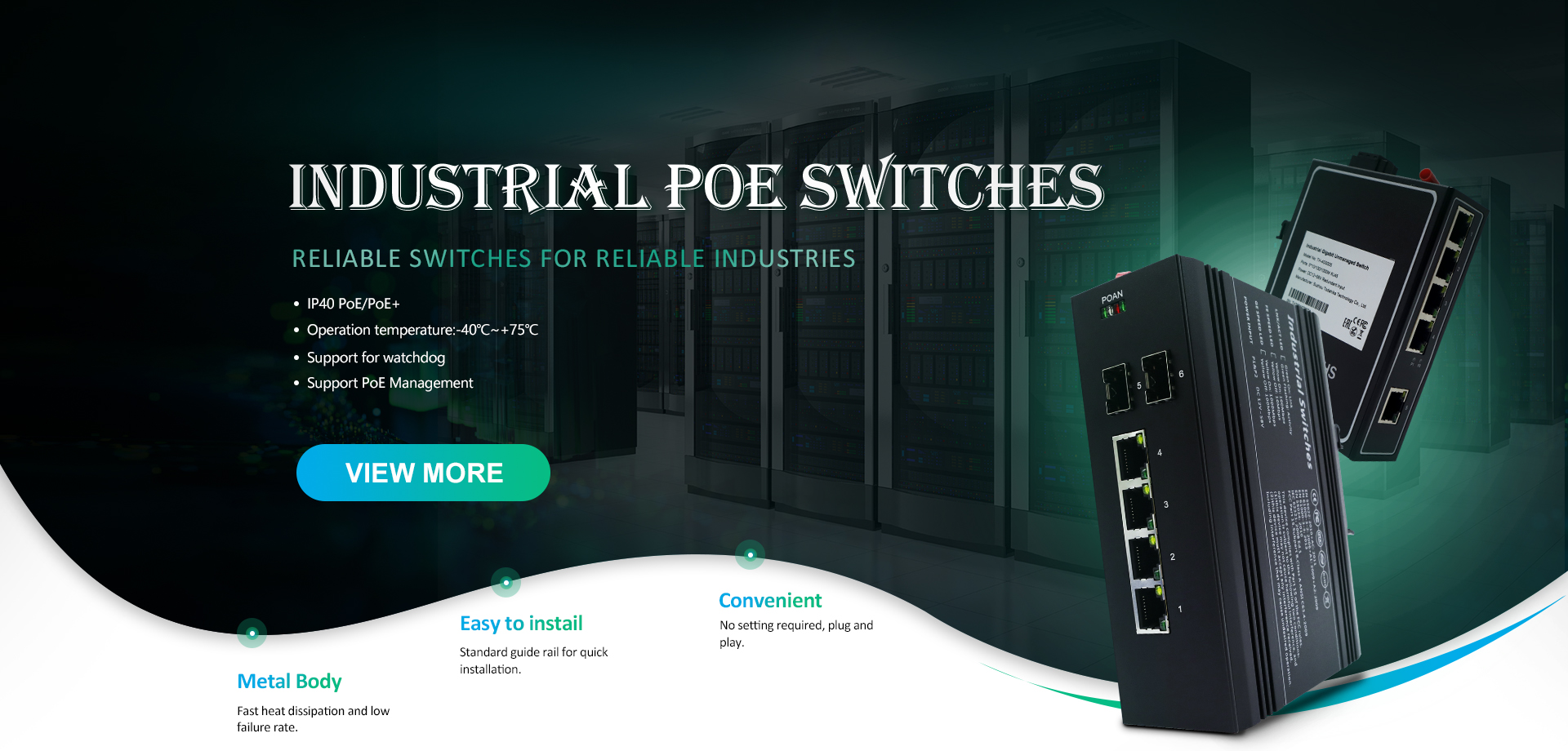 Poe Switch, Ethernet Switch, Network Switches - Todahika