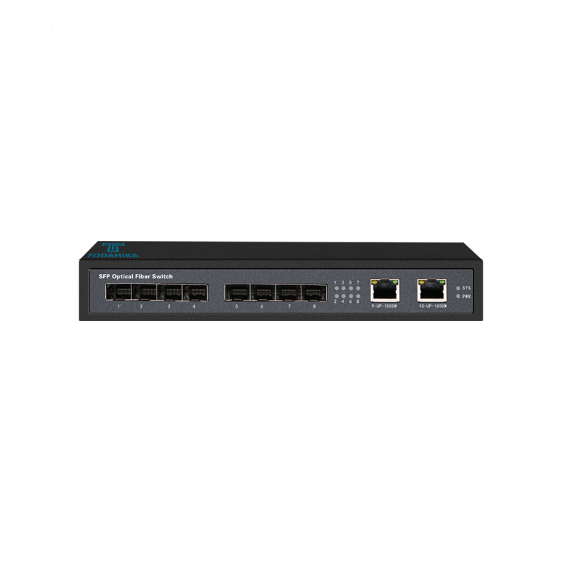 TH-G0802-S-AC Fiber Ethernet Switch 8xGigabit SFP, 2x10/100/ 1000Base-T Port