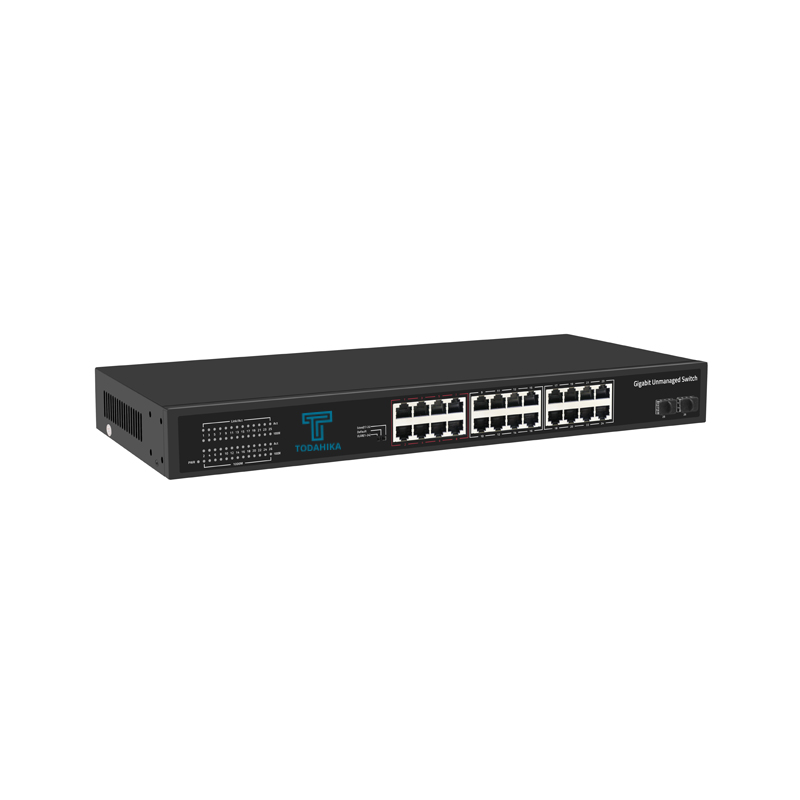 TH-G0224AI-S Ethernet Switch 2xGigabit SFP, 24x10/100/1000Base-T Port High quality network chip, VLAN setting, Flow control