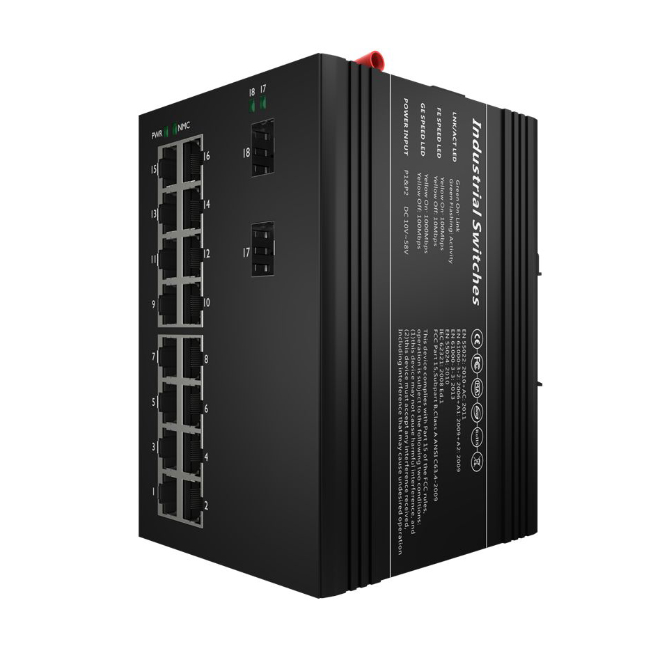 TH-6G0416 Industrial Switch 4xGigabit SFP, 16x10/100/1000Base-T 