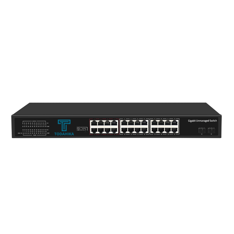 TH-GC0424-S Ethernet Switch 4xGigabit SFP, 24x10/100/1000Base-T Port High quality network chip, VLAN setting, Flow control