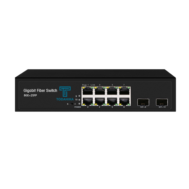TH-G0208AI-S Ethernet Switch 2xGigabit SFP, 8x10/100/ 1000Base-T Port High quality network chip, VLAN setting