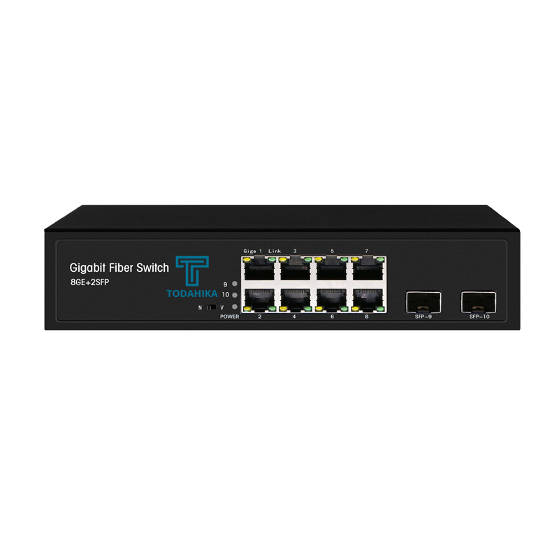  TH-G0208AI-S Ethernet Switch 2xGigabit SFP, 8x10/100/ 1000Base-T Port High quality network chip, VLAN setting