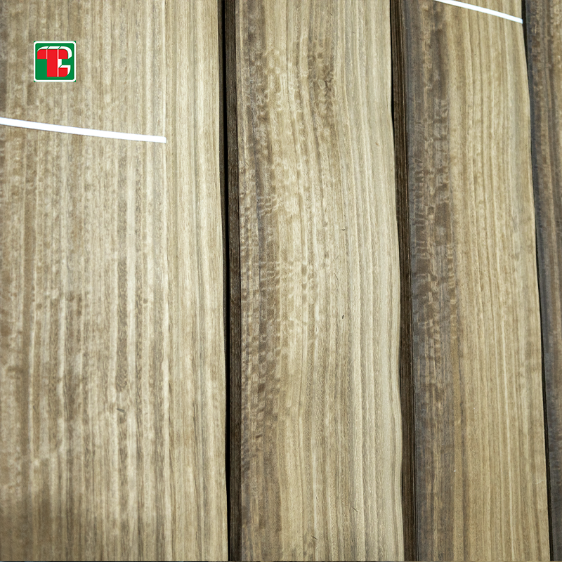 0.50mm 0.45mm Smoked Eucalyptus Quarter Cut Figured Wood Veneer 