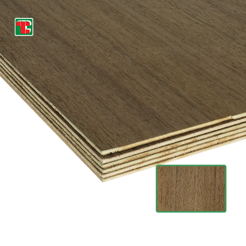 Malaysia Plywood Price 2440 X1220 Aa Grade 3Mm Natural Black Walnut Veneer Plywood 